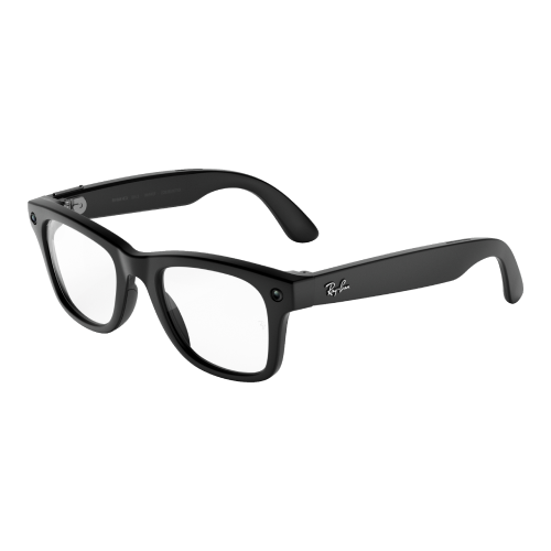 Ray-Ban Meta 3, Wayfarer(매트 블랙/투명 렌즈) 스탠다드