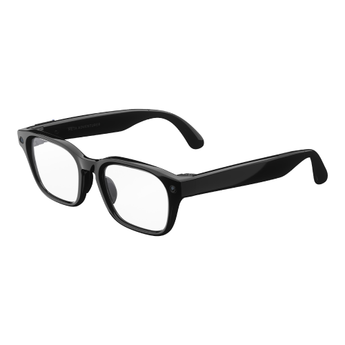 Meta Glasses Adventurer(클래식 블랙/투명 렌즈) 스탠다드