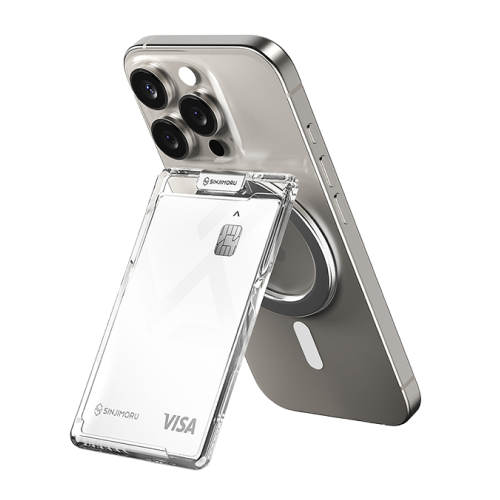 [신지모루] 역방향힌지 슬림슬롯 카드지갑 케이스