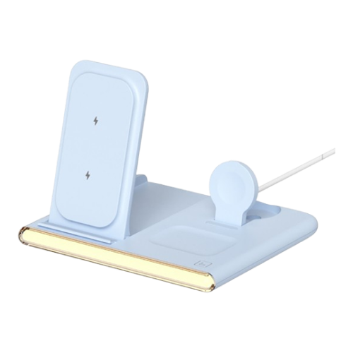 [이어맥] 4in1 15W 고속 무선충전패드 충전기