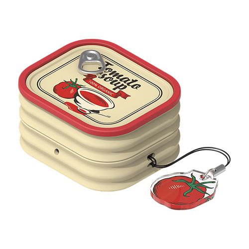 삼성 갤럭시 버즈4 버즈4프로 케이스 토마토 수프 통조림 케이스