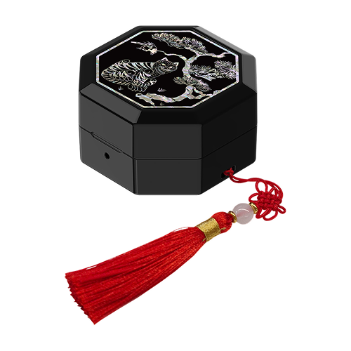 삼성 갤럭시 버즈4 버즈4프로 케이스 호랑이 전통 문양 케이스